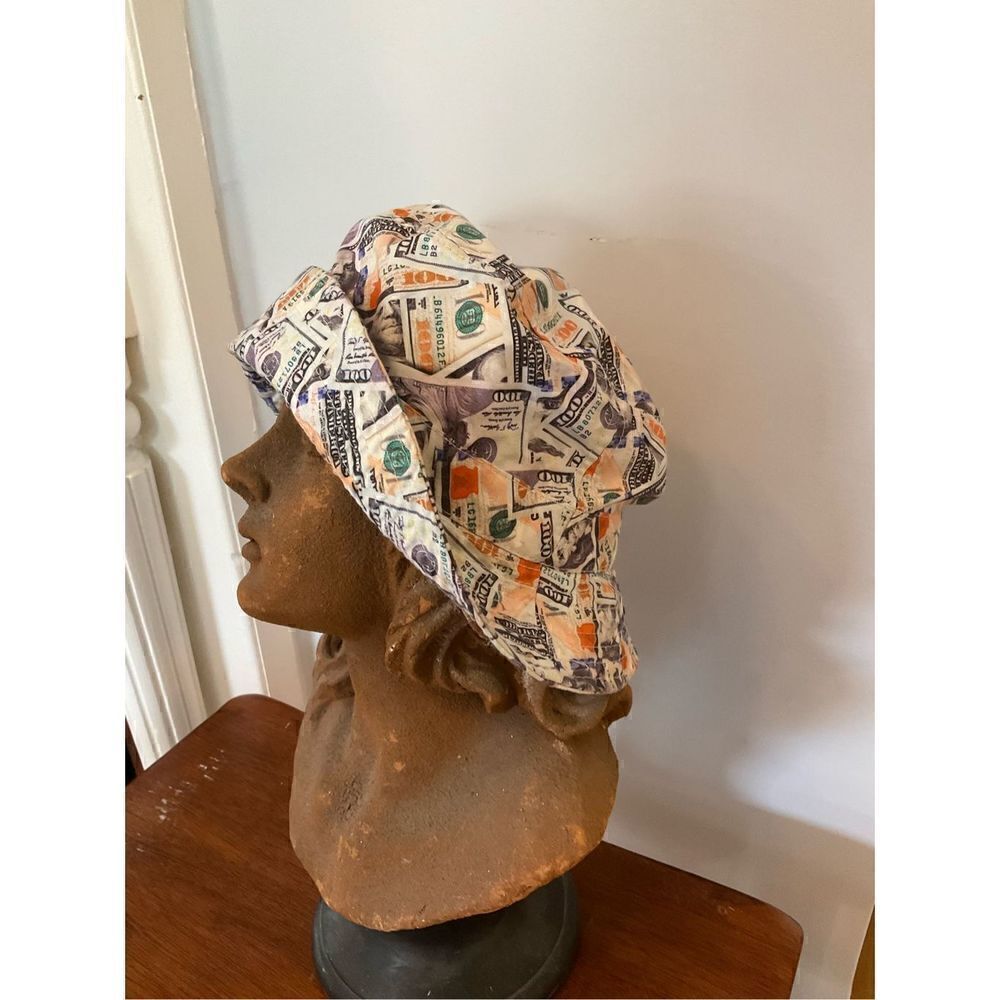 100% Cotton $100 Bill Bucket Hat. Vintage. So cool! Benjamins